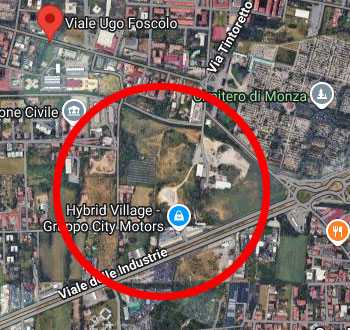 Area acquisita, Via Ugo Foscolo Monza